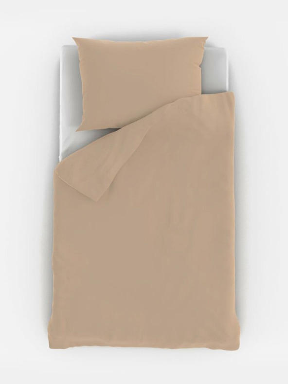 Kvalitex Lenzuolo per lettino in cotone beige