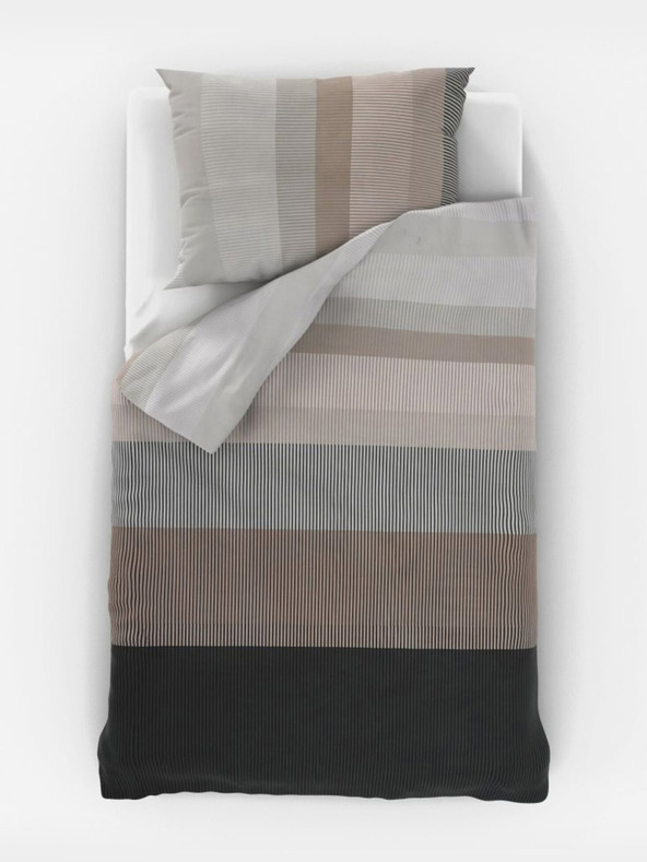 Kvalitex Biancheria da letto classica in cotone DELUX 140x200, 70x90cm NEPTUNE marrone