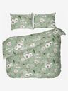 Kvalitex French cotton bedding DELUX 220x200, 70x90cm MAGNOLIA green