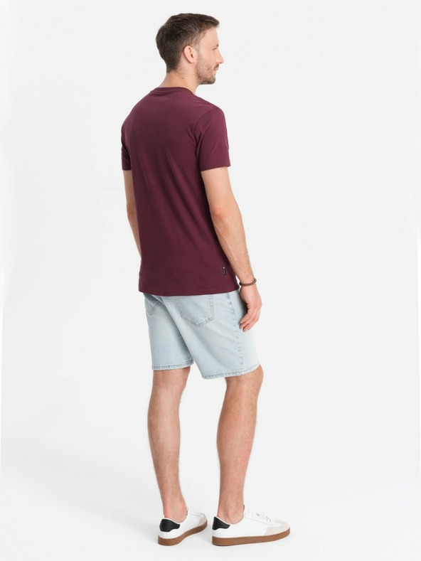 Ombre Clothing Maglietta da uomo in cotone con stampa tascabile Ombre Streetstyle Ombre Clothing