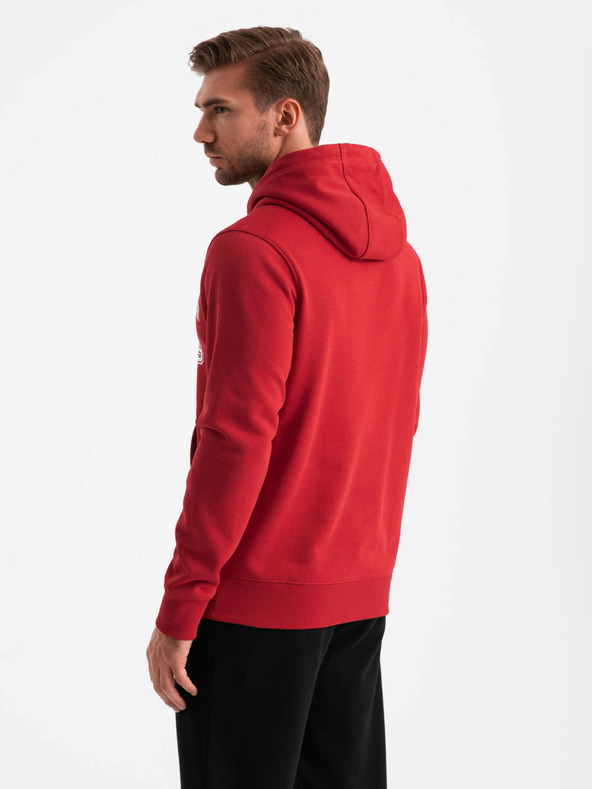 Ombre Clothing Felpa da uomo con stampa canguro Ombre Clothing