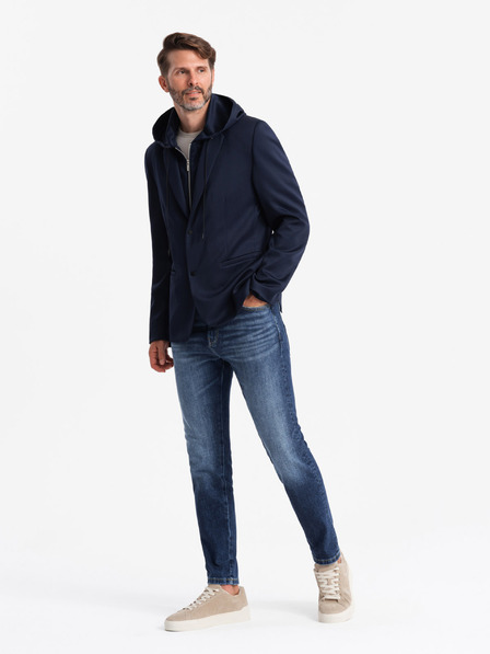 Ombre Clothing Giacca da uomo con fodera e cappuccio rimovibili Ombre Clothing