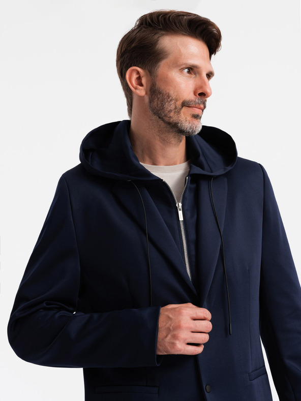 Ombre Clothing Giacca da uomo con fodera e cappuccio rimovibili Ombre Clothing