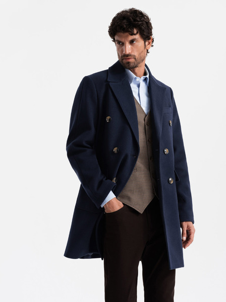 Ombre Clothing Cappotto doppiopetto da uomo Ombre Clothing