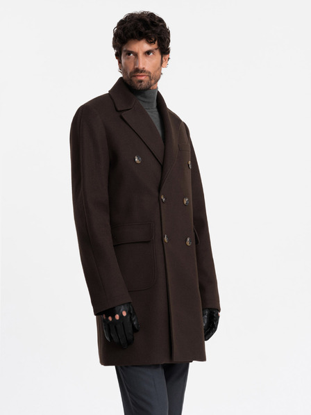 Ombre Clothing Cappotto doppiopetto da uomo Ombre Clothing