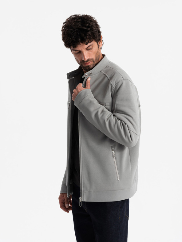 Ombre Clothing Giacca da uomo con tasche e collo Ombre Clothing