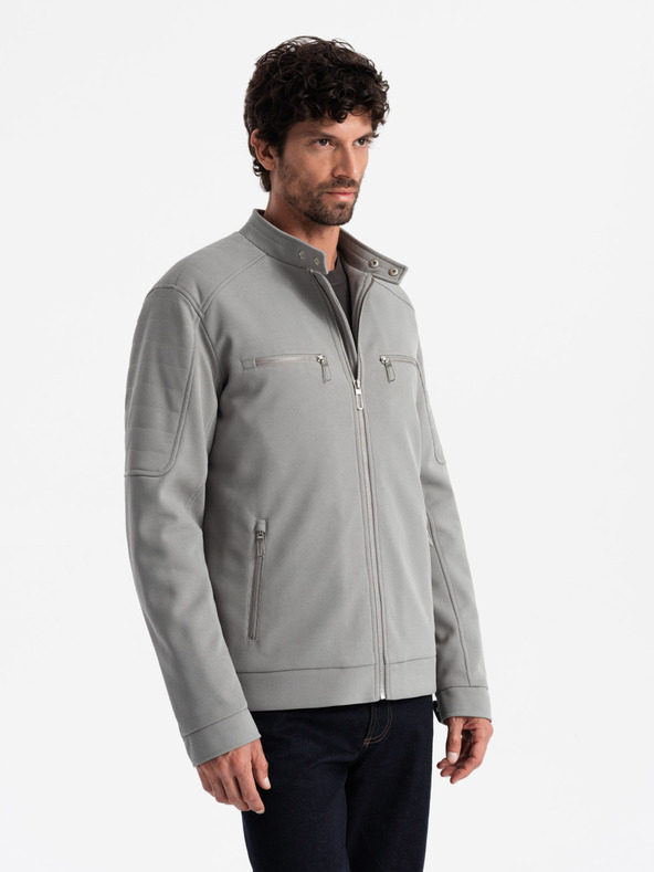 Ombre Clothing Giacca da uomo con tasche e collo Ombre Clothing