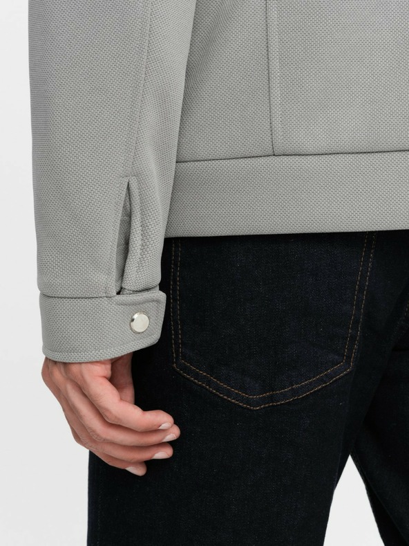 Ombre Clothing Giacca da uomo con tasche e collo Ombre Clothing