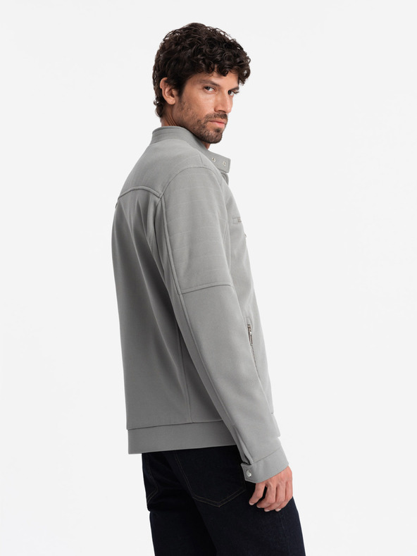 Ombre Clothing Giacca da uomo con tasche e collo Ombre Clothing