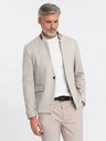 Ombre Clothing Giacca da uomo Ombre Clothing con collo alto, color tan