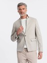 Ombre Clothing Giacca da uomo Ombre Clothing con collo alto, color tan