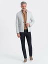 Ombre Clothing Giacca da uomo Ombre Clothing con collo alto, color tan