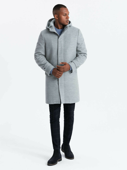 Ombre Clothing Cappotto con cappuccio da uomo Ombre Clothing