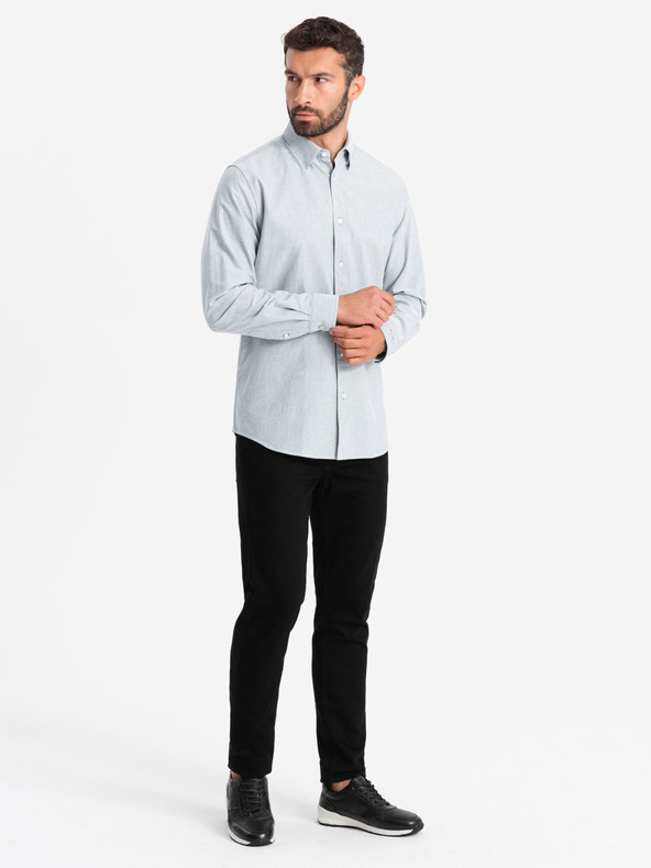 Ombre Clothing Camicia oxford da uomo Ombre Clothing V2 OM-SHOS-0172