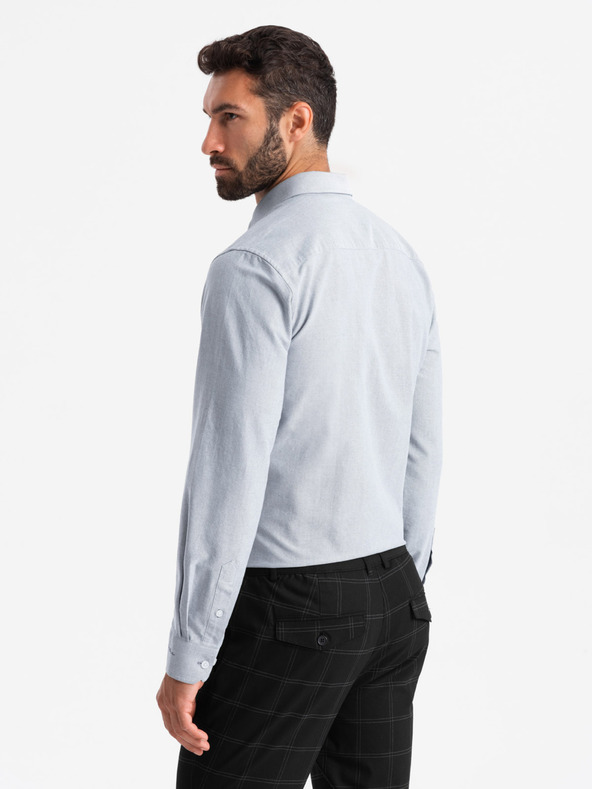 Ombre Clothing Camicia oxford uomo Ombre Clothing V2 OM-SHOS-0173