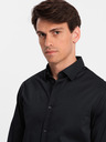 Ombre Clothing Camicia di raso da uomo Ombre Clothing SLIM FIT V4 OM-SHOS-0176