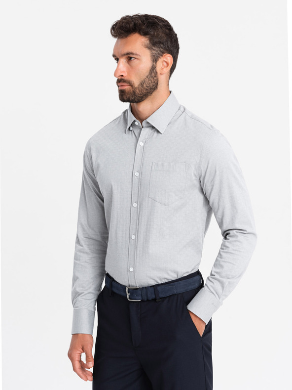 Ombre Clothing Abbigliamento Ombre Uomo SLIM FIT V2 OM-SHCS-0174