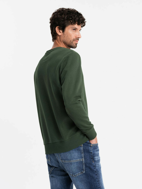Ombre Clothing Felpa impermeabile con cappuccio da uomo Ombre Clothing V4 OM-SSNZ-0136