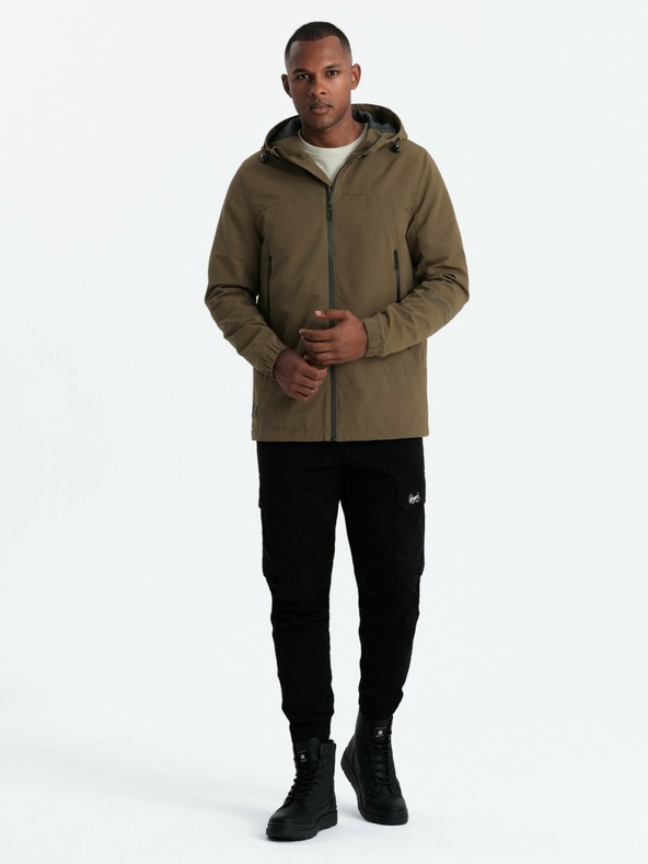 Ombre Clothing Giacca con cappuccio da uomo Ombre Clothing V2 OM-JANP-0191