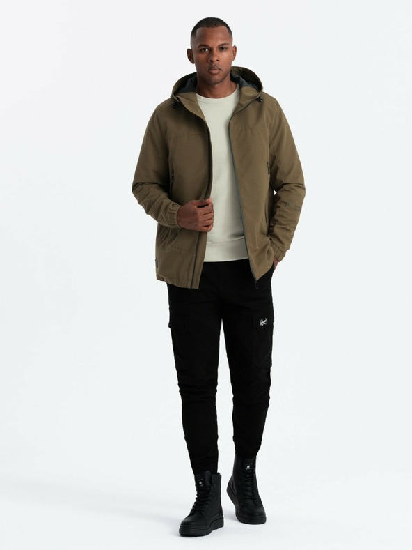 Ombre Clothing Giacca con cappuccio da uomo Ombre Clothing V2 OM-JANP-0191