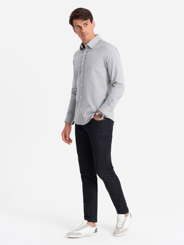 Ombre Clothing Camicia Ombre Clothing SLIM FIT da uomo V2 OM-SHCS-0175