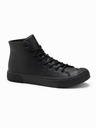Ombre Clothing Sneakers alte da uomo con punta in gomma Ombre Clothing