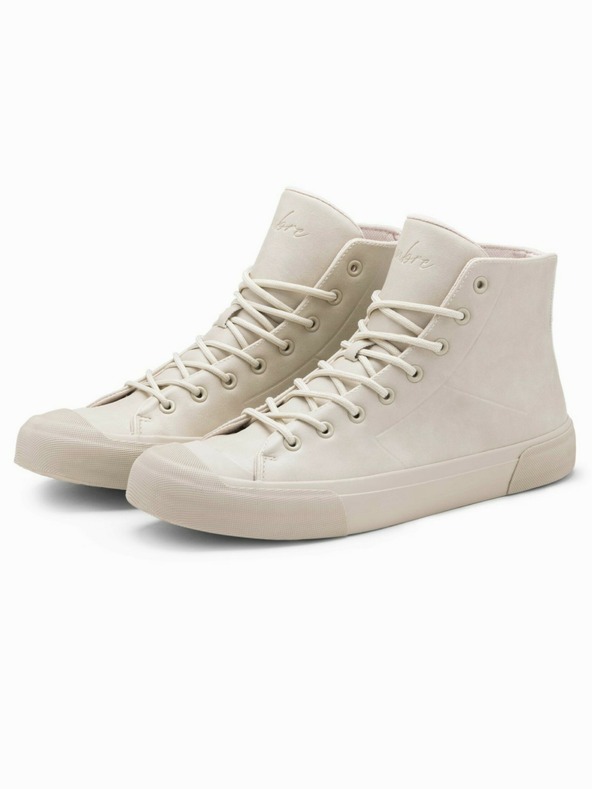 Ombre Clothing Sneakers alte da uomo con punta in gomma Ombre Clothing
