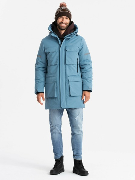Ombre Clothing Giacca lunga isolata da uomo Ombre Clothing