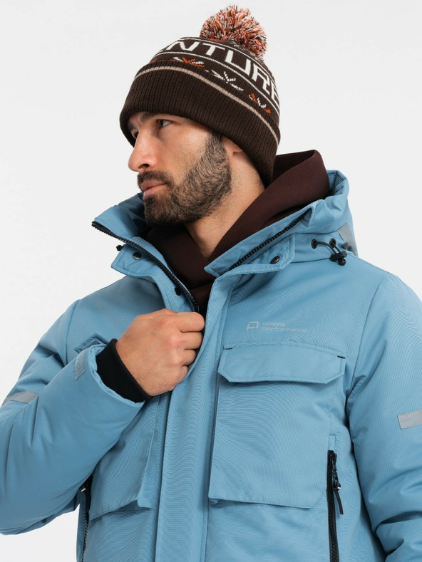 Ombre Clothing Giacca lunga isolata da uomo Ombre Clothing