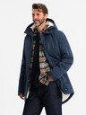 Ombre Clothing Giacca parka lunga da uomo Ombre Clothing