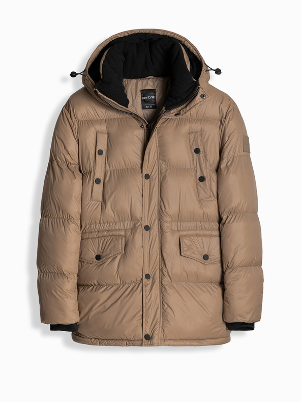 Ombre Clothing Giacca lunga da uomo con tasche Ombre Clothing