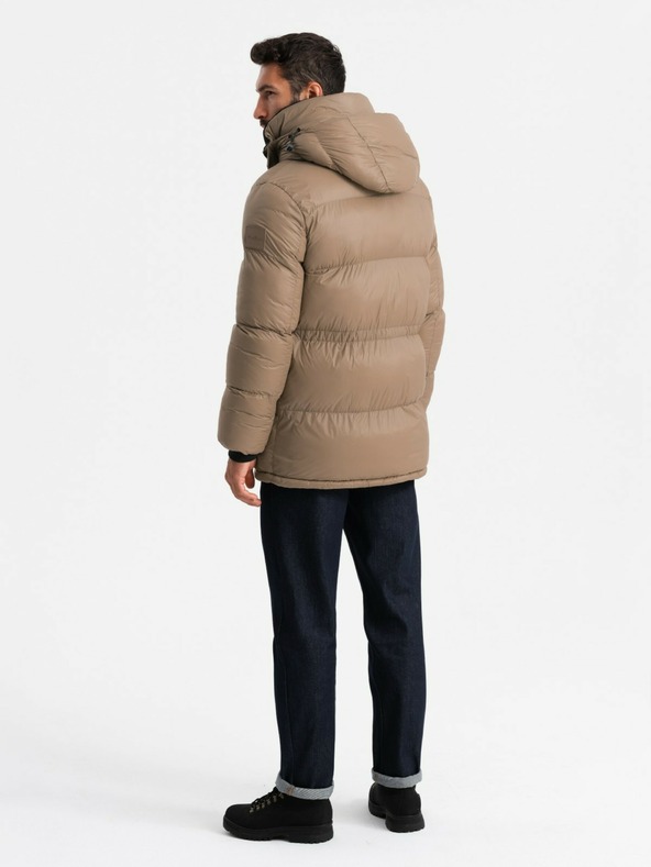 Ombre Clothing Giacca lunga da uomo con tasche Ombre Clothing