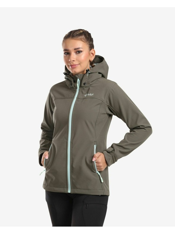 Kilpi Giacca softshell Kilpi RAVIA-W da donna verde scuro
