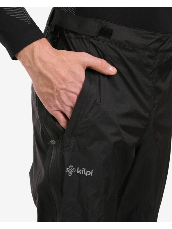 Kilpi Pantaloni Hardshell e impermeabili da uomo Kilpi ALPIN-M Nero