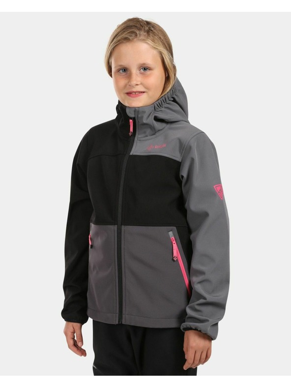Kilpi Giacca Softshell da bambina Kilpi RAVIA-J Nero