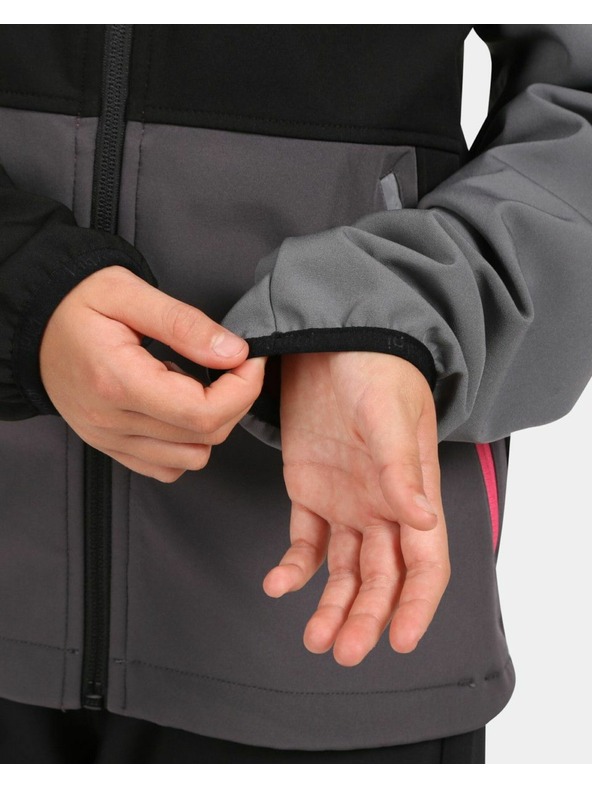 Kilpi Giacca Softshell da bambina Kilpi RAVIA-J Nero