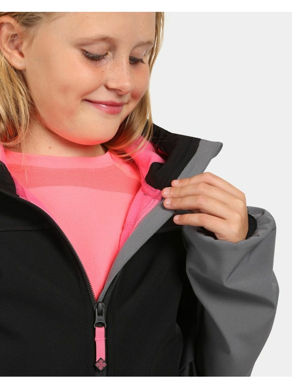 Kilpi Giacca Softshell da bambina Kilpi RAVIA-J Nero