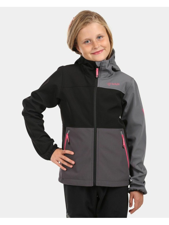 Kilpi Giacca Softshell da bambina Kilpi RAVIA-J Nero