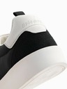 Ombre Clothing Sneakers uomo con suola spessa old-school nero Ombre Clothing