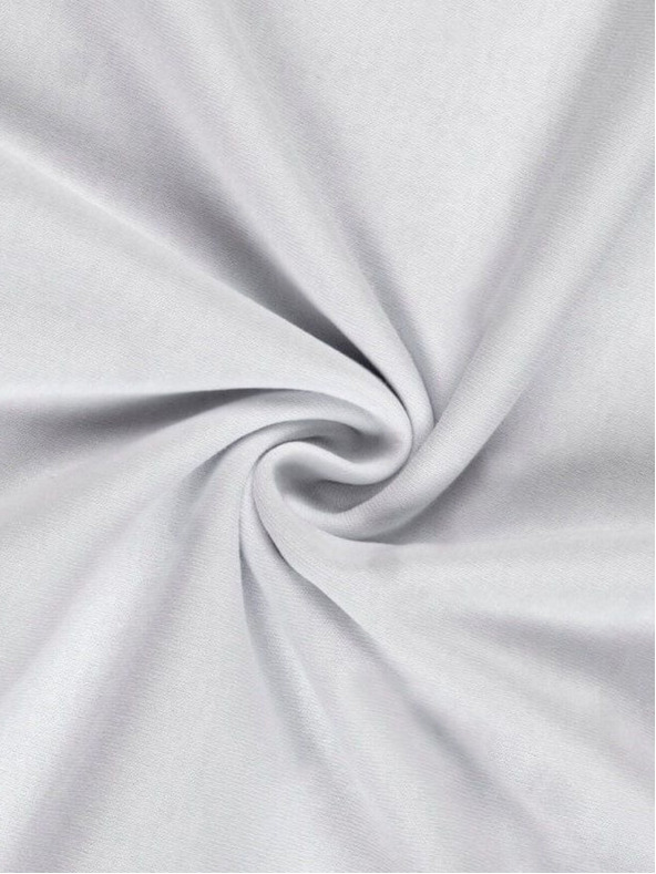 Kvalitex Lenzuolo bambino in jersey 60x120cm bianco Kvalitex