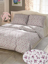 Kvalitex Biancheria da letto in cotone francese Provence Collection 200x200, 70x90cm Violeta viola Qualitex