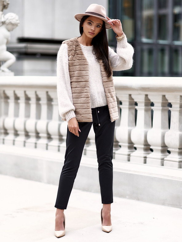 Edoti EDOTI Gilet da donna, beige