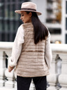 Edoti EDOTI Gilet da donna, beige
