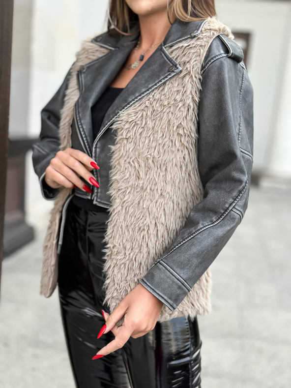 Edoti EDOTI Gilet da donna, beige