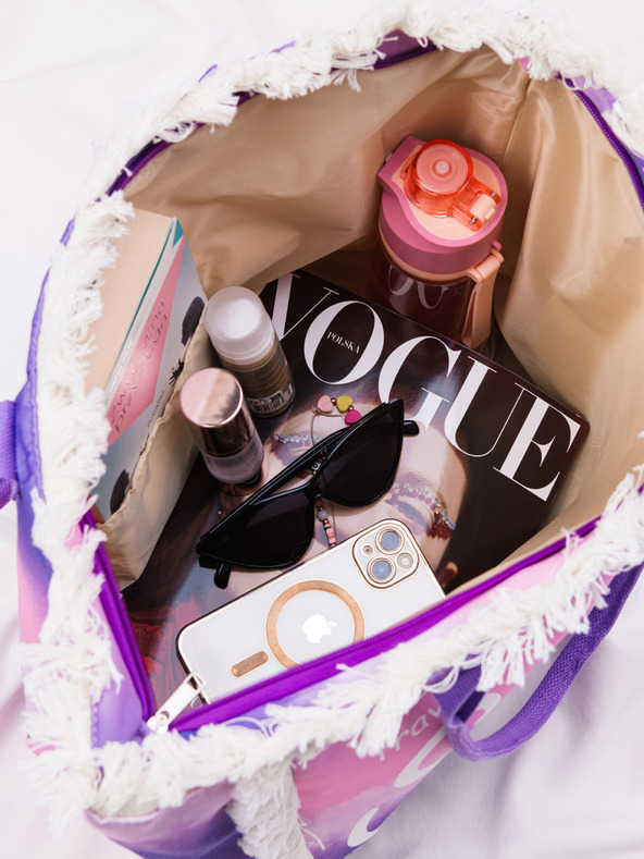 Edoti EDOTI Borsa da spiaggia a spalla, viola