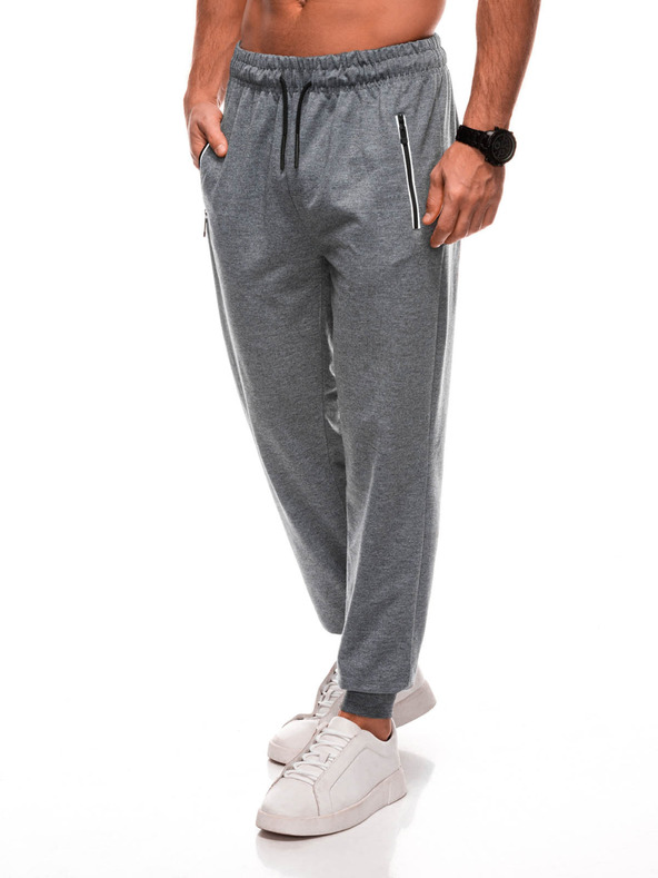 Edoti EDOTI Pantaloni da ginnastica da uomo, grigio