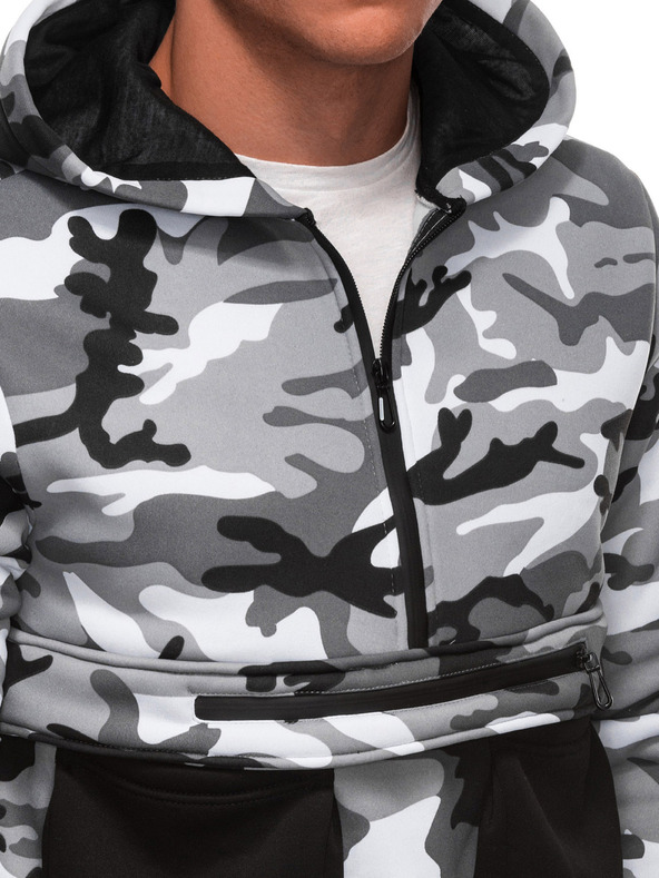 Edoti Felpa con cappuccio da uomo Edoti