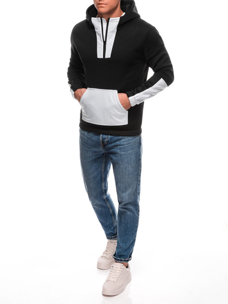 Edoti Felpa con cappuccio da uomo Edoti