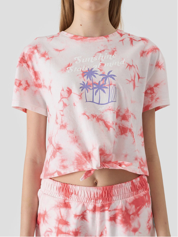 4F Maglietta da ragazza stampata 4F