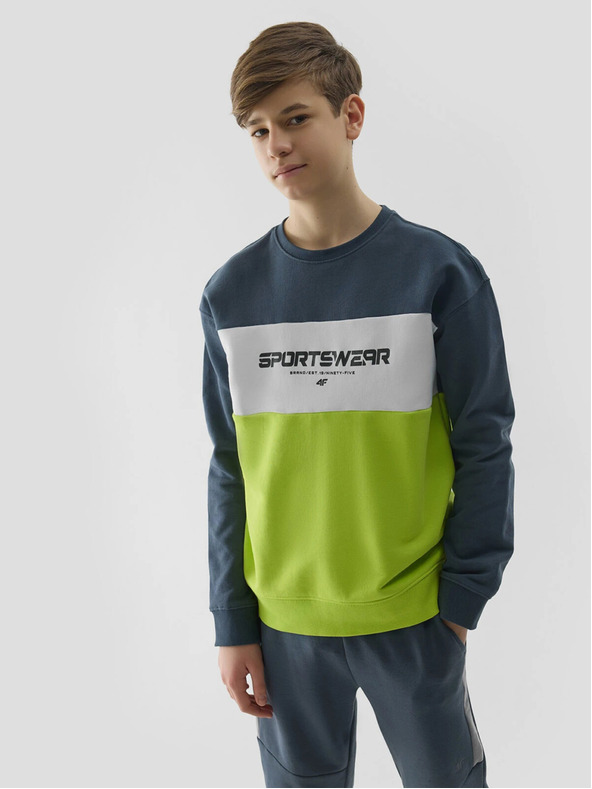 4F Felpa bambino senza chiusura e senza cappuccio 4F